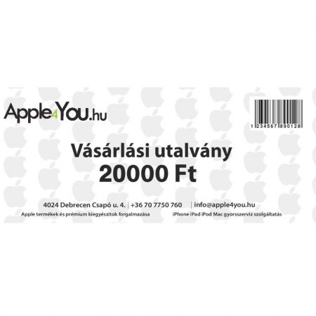 Apple4You vásárlási utalvány - 20.000 Ft