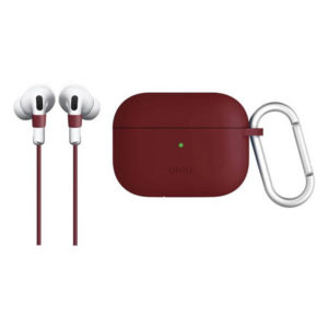 Uniq Vencer AirPods (3.gen) szilikon tok – Burgundi