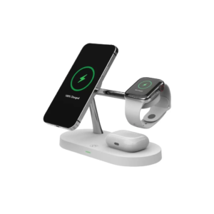 Tech-Protect 3in1 MagSafe QI töltő A14 – Fehér