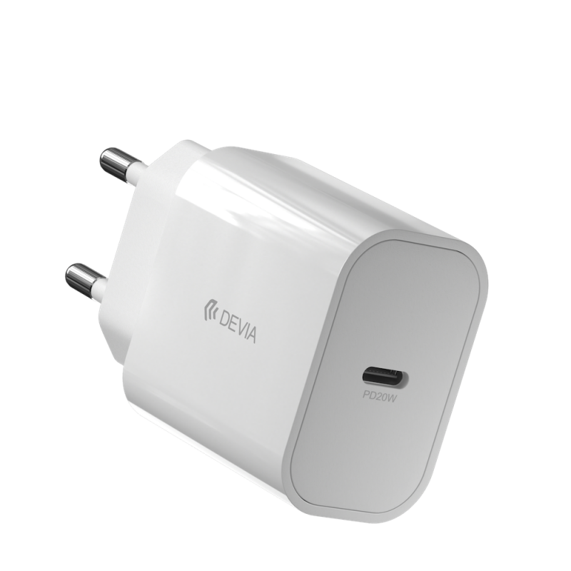 DEVIA RLC-381B SMART PD 20W HÁLÓZATI TÖLTŐFEJ - FEHÉR