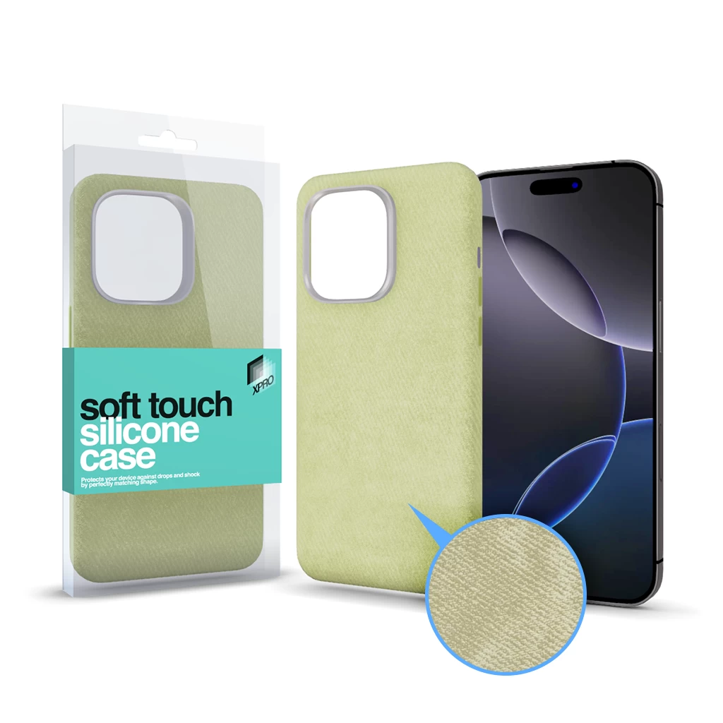 Xpro Soft Velvet Magsafe tok – zöld Apple iPhone 15