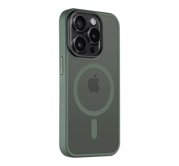 Tactical MagForce Hyperstealth Apple iPhone 15 Pro - Átlátszó/Zöld