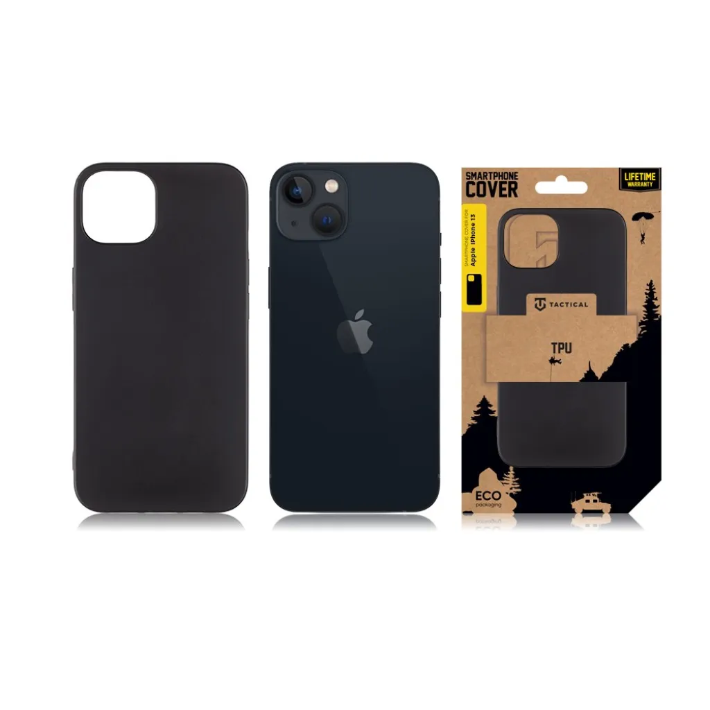 Tactical TPU iPhone 13 tok - Fekete