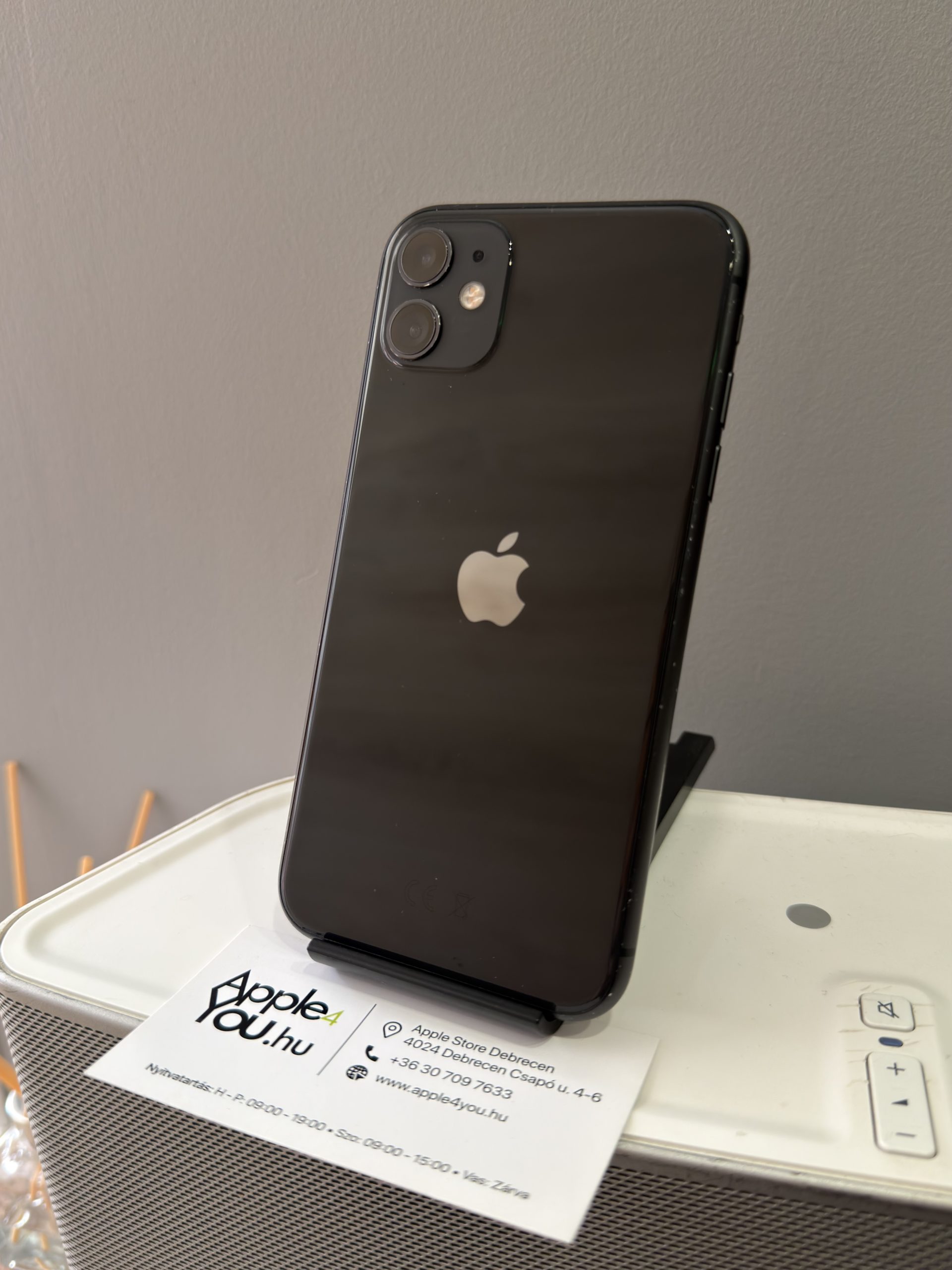 Apple iPhone 11 128GB Black Használt Kártyafüggetlen