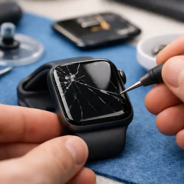 Apple Watch kijelző repedés javítása gyorsan