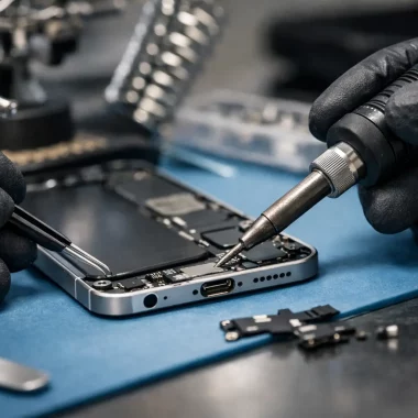 iPhone töltőport javítás esettanulmánya