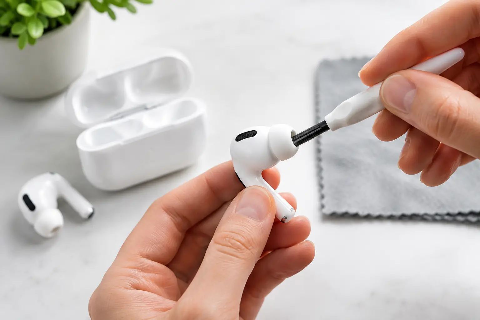 AirPods fülilleszték tisztítása helyesen